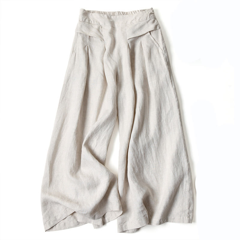 Honor | Fluid Wide Leg Linen Culottes