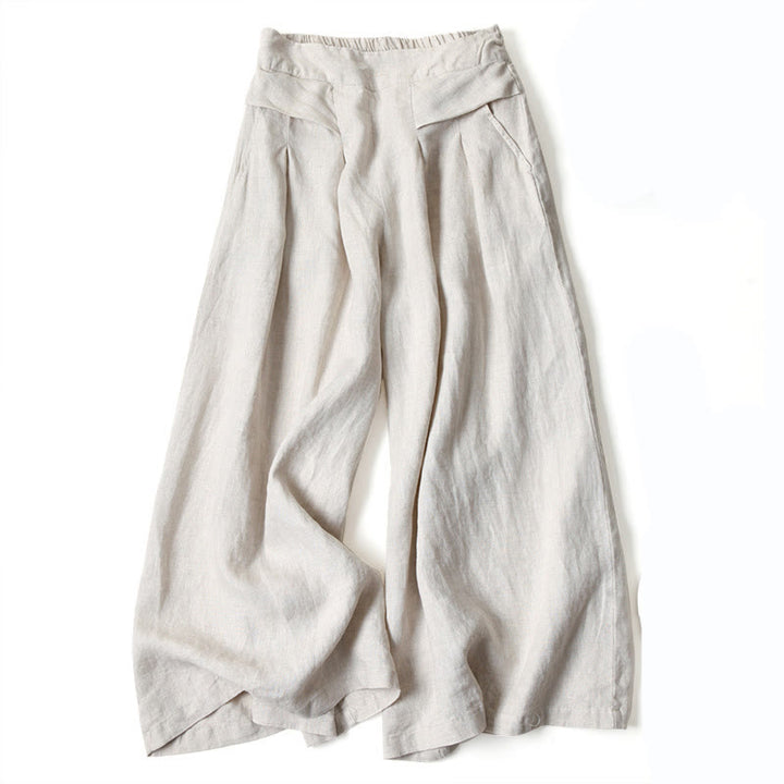 Honor | Fluid Wide Leg Linen Culottes