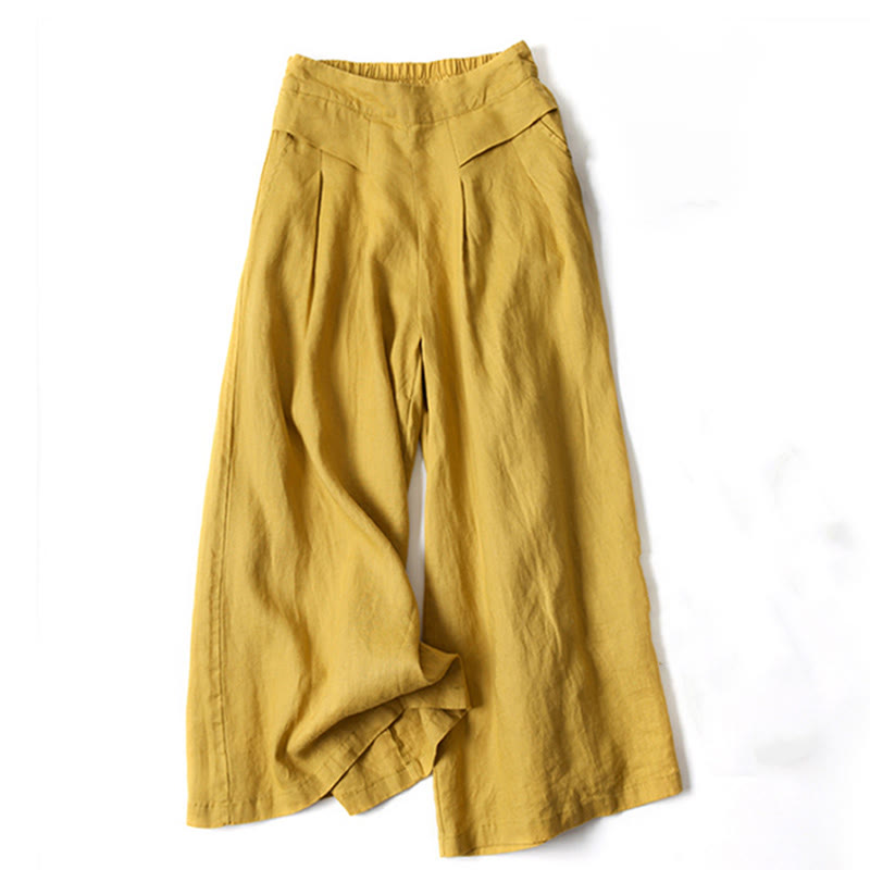 Honor | Fluid Wide Leg Linen Culottes