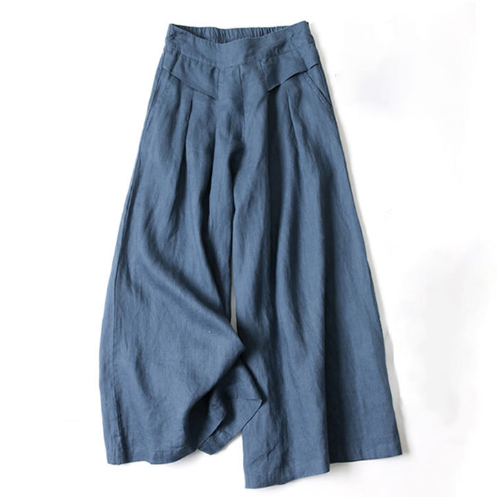 Honor | Fluid Wide Leg Linen Culottes