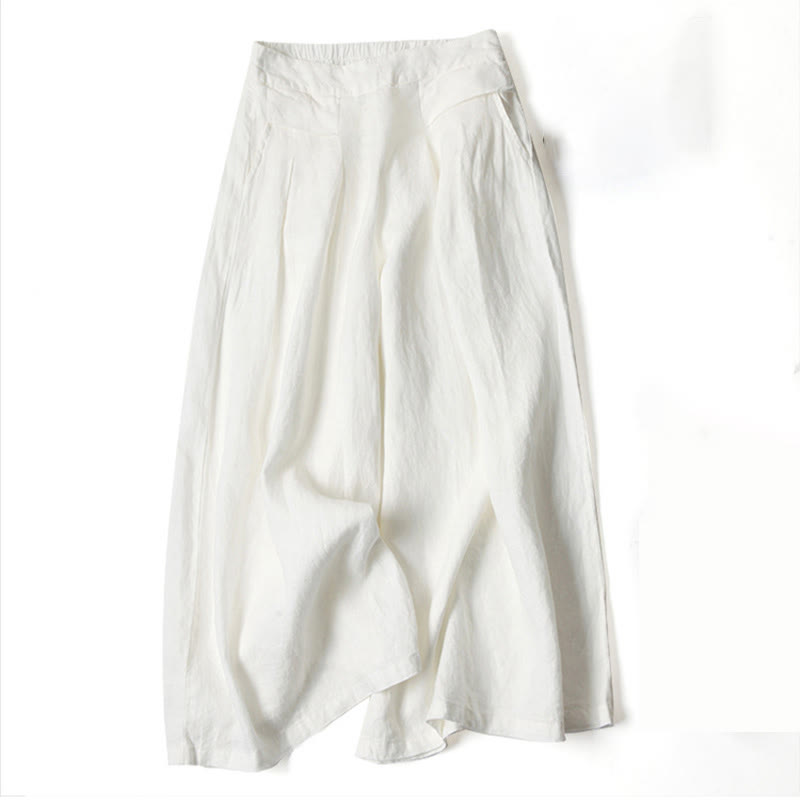 Honor | Fluid Wide Leg Linen Culottes