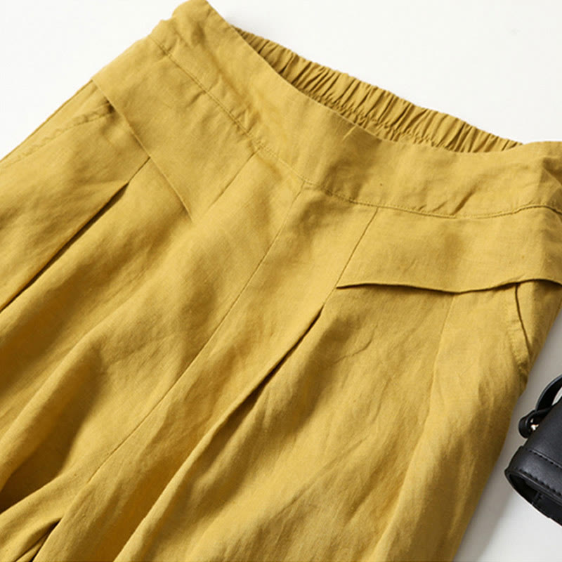 Honor | Fluid Wide Leg Linen Culottes