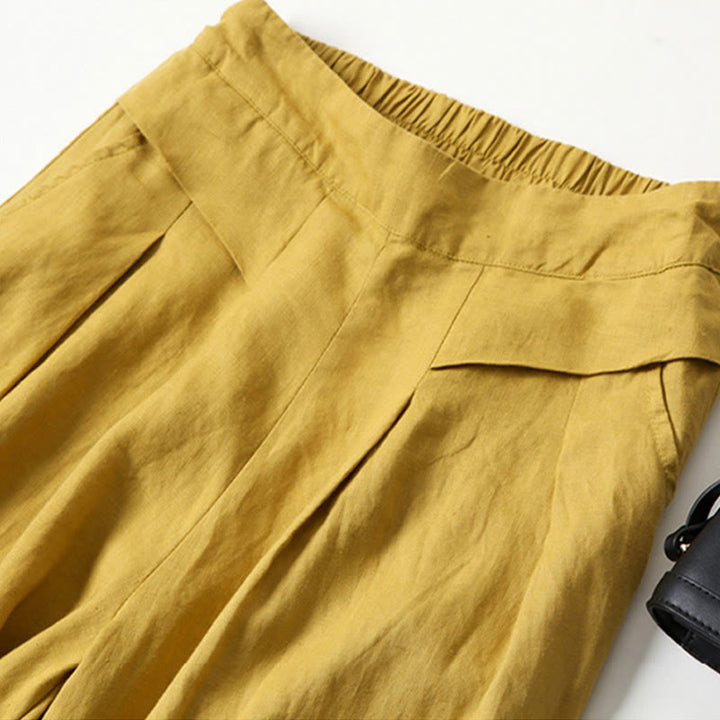 Honor | Fluid Wide Leg Linen Culottes