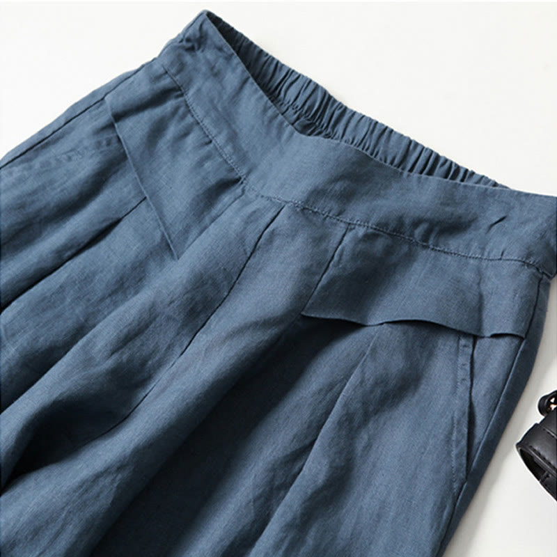 Honor | Fluid Wide Leg Linen Culottes