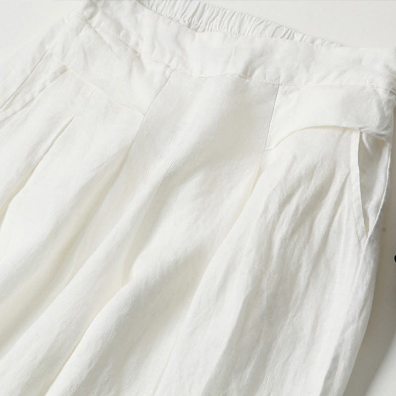 Honor | Fluid Wide Leg Linen Culottes