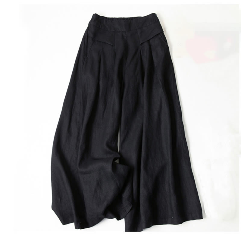 Honor | Fluid Wide Leg Linen Culottes