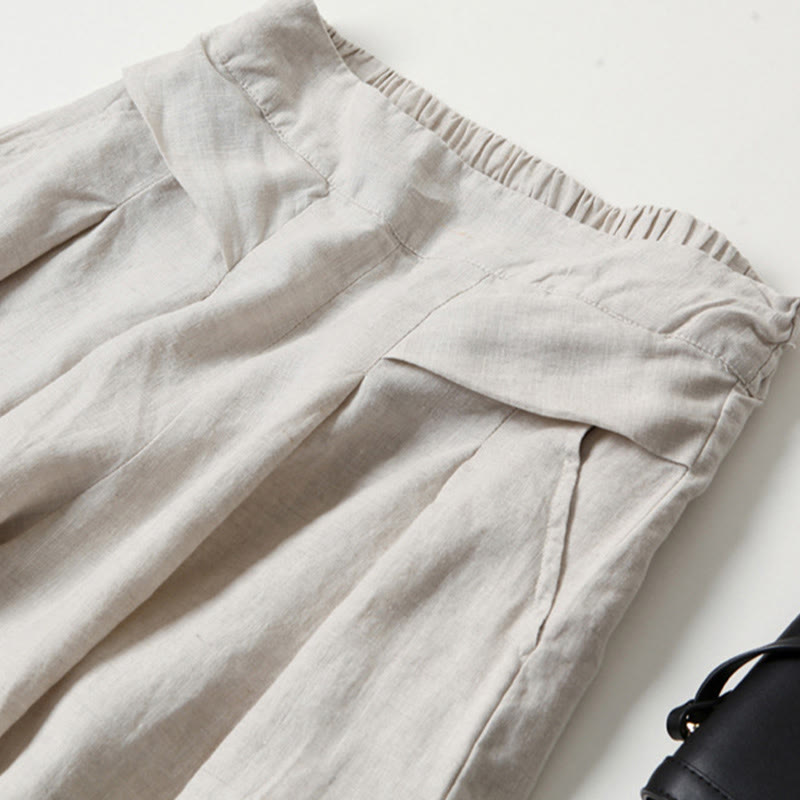 Honor | Fluid Wide Leg Linen Culottes