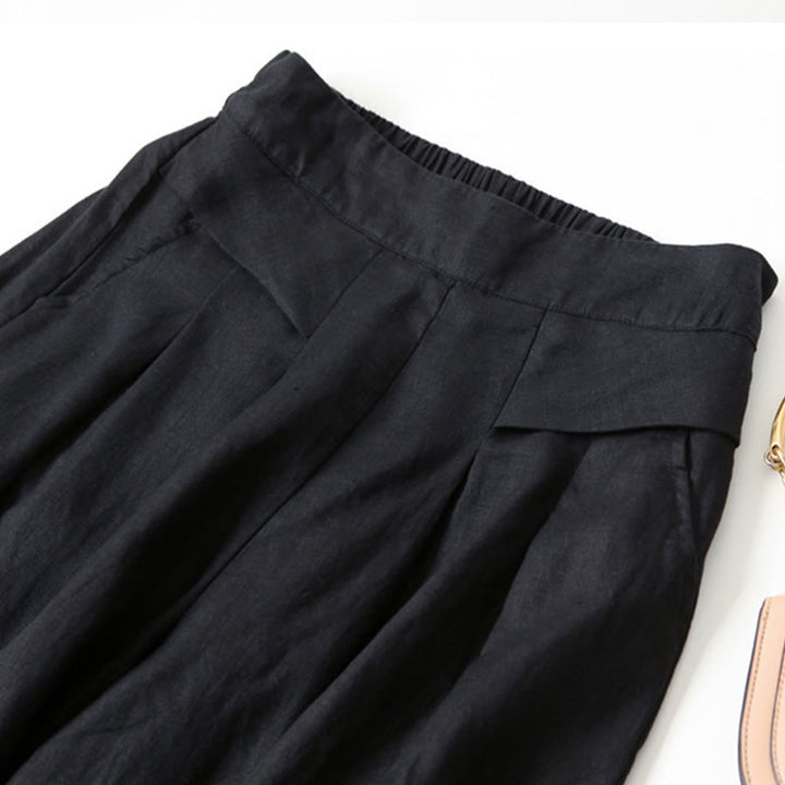 Honor | Fluid Wide Leg Linen Culottes