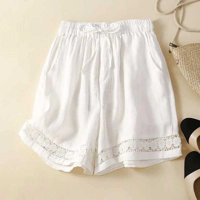 Pip | Summer Relaxed Shorts with Lace Trim