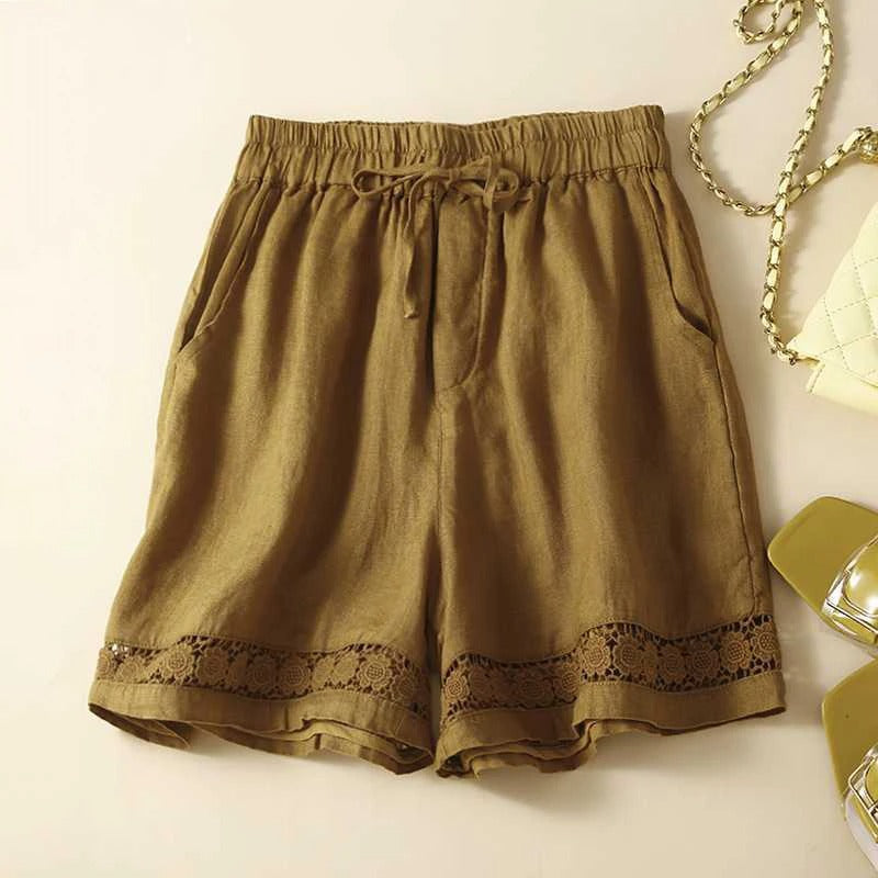 Pip | Summer Relaxed Shorts with Lace Trim