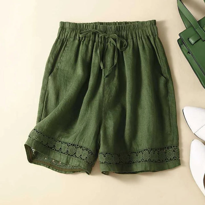 Pip | Summer Relaxed Shorts with Lace Trim