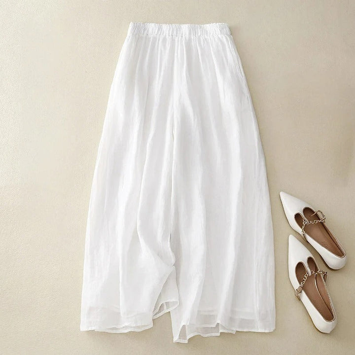 Oona | Relaxed Wide Leg Culottes with Waistband