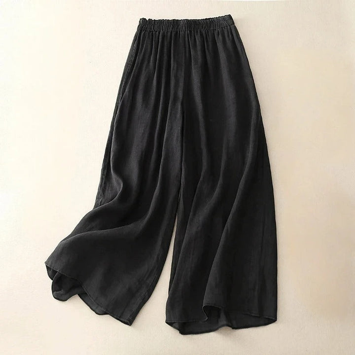Oona | Relaxed Wide Leg Culottes with Waistband