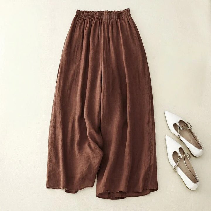 Oona | Relaxed Wide Leg Culottes with Waistband