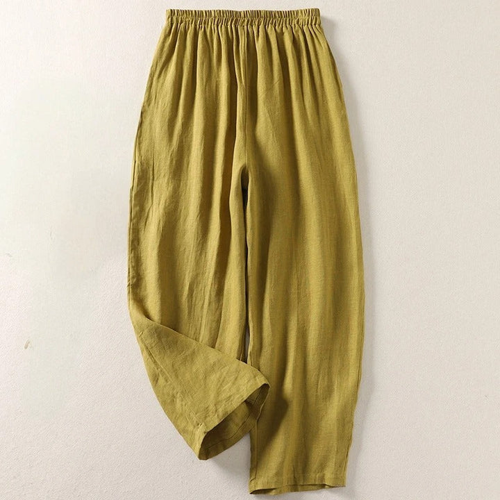 Maggie | Breezy Cotton Linen Wide Leg Pants