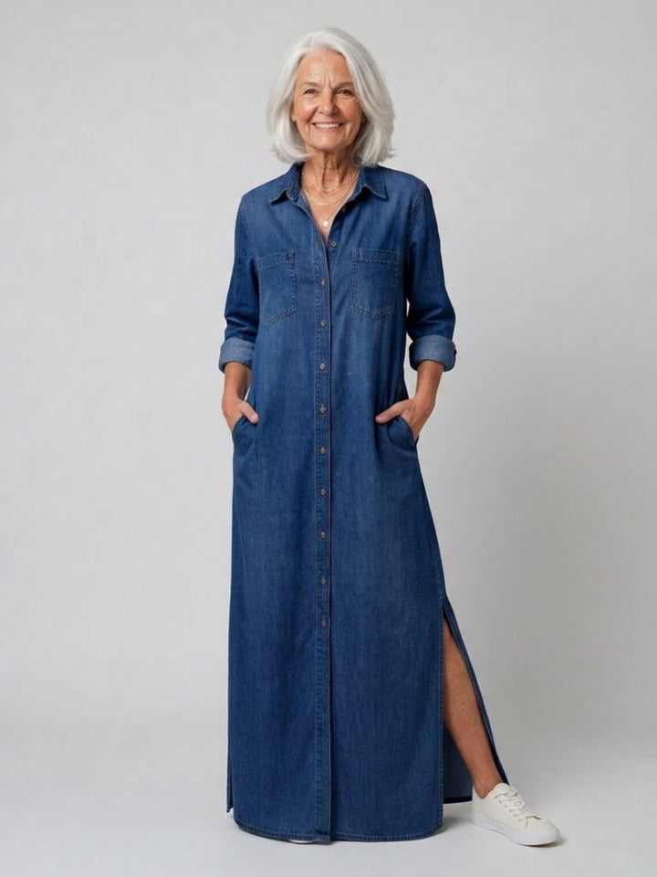 Denim Maxi Dress