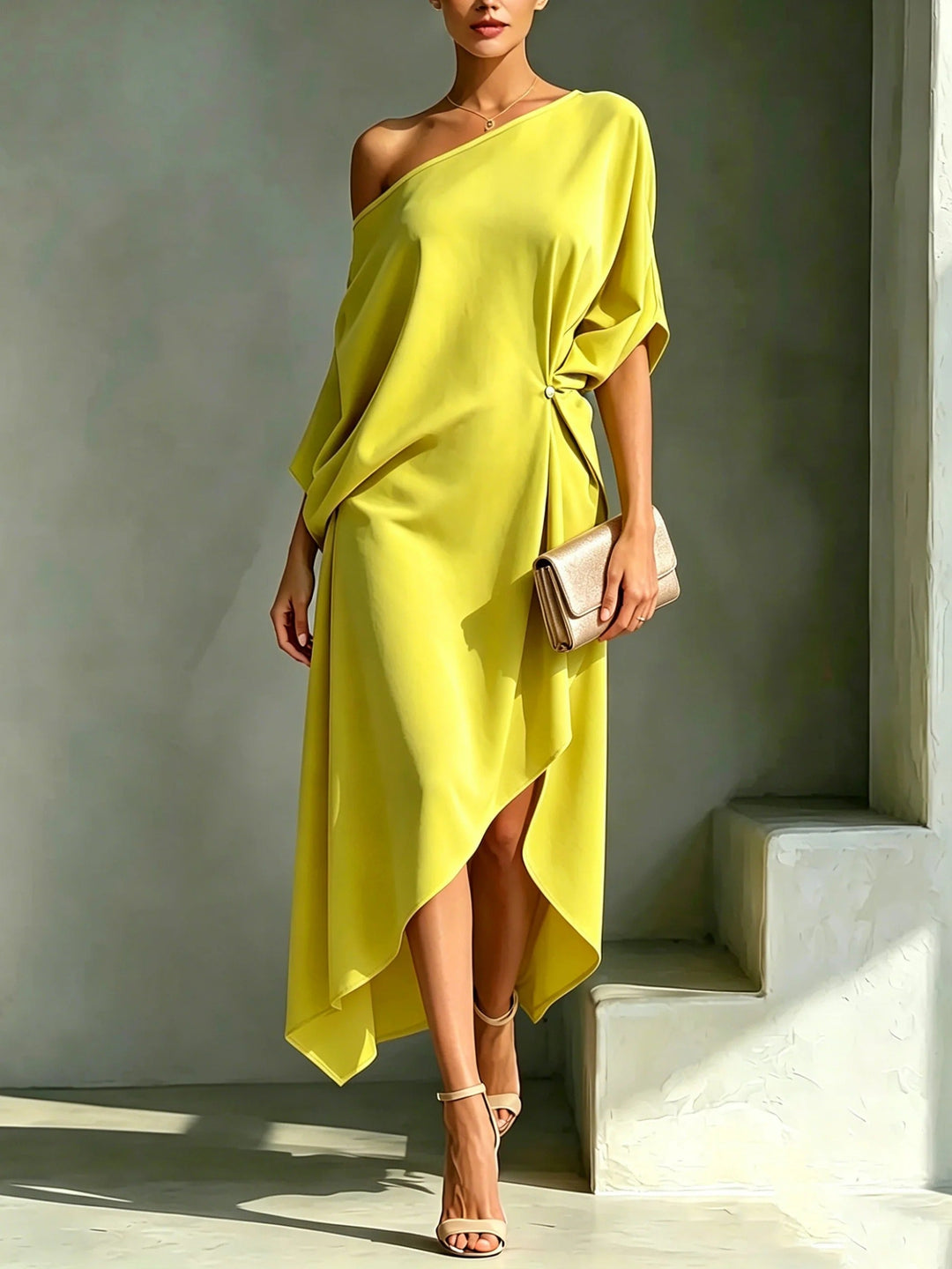 Clara | Elegant Asymmetric Dress