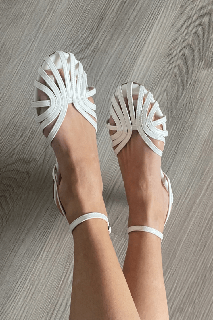 Jorjie | Effortless Jewelled Gold Summer Sandals