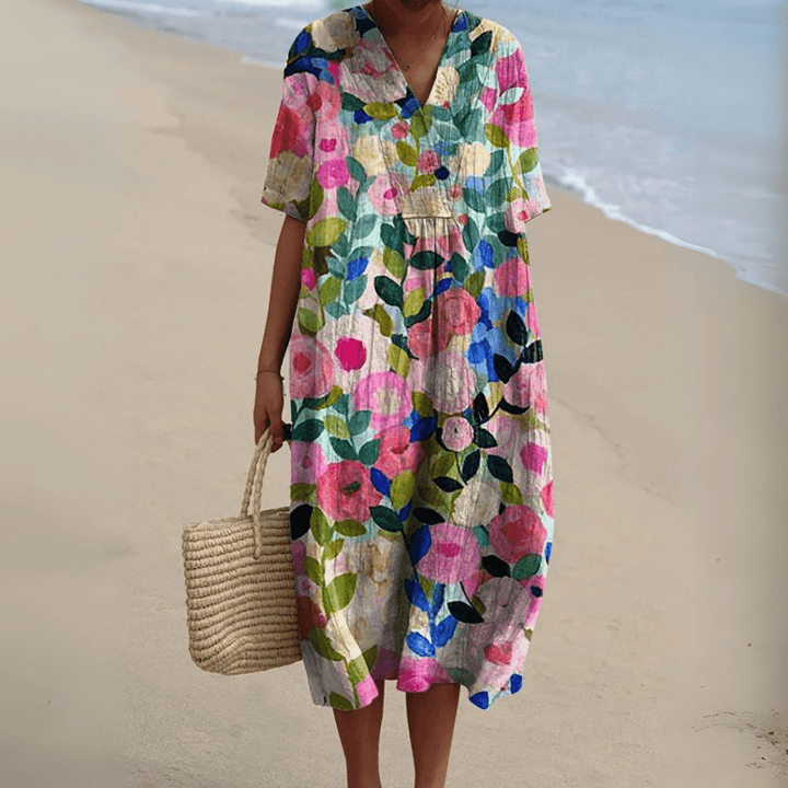 Nathalie | Elegant Floral Dress