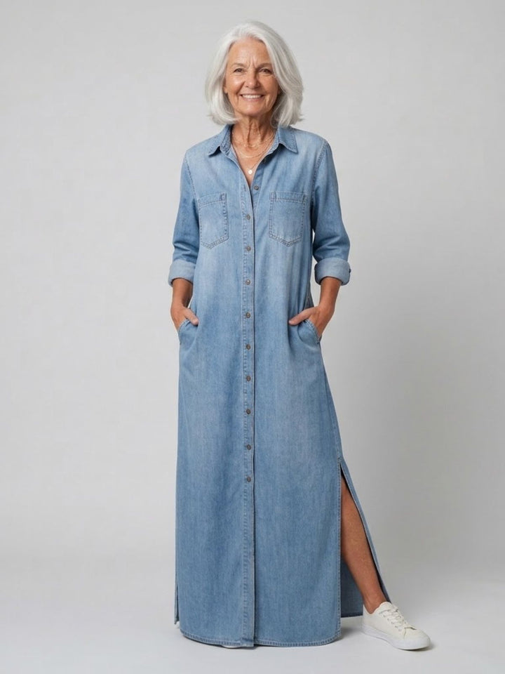 Denim Maxi Dress