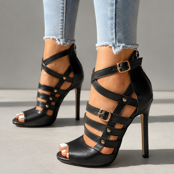 Strappy Elegance Heels