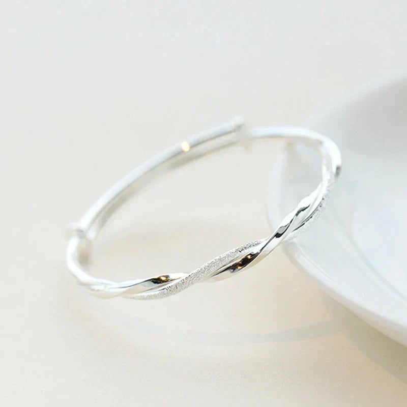 Braided Silver Bracelet