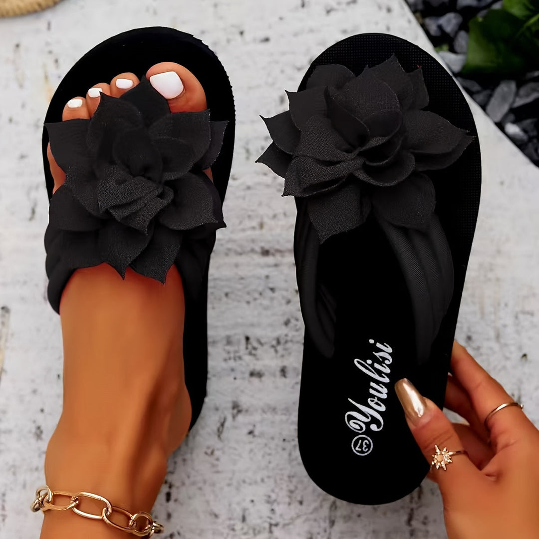 Livia | Elegant Floral Sandals