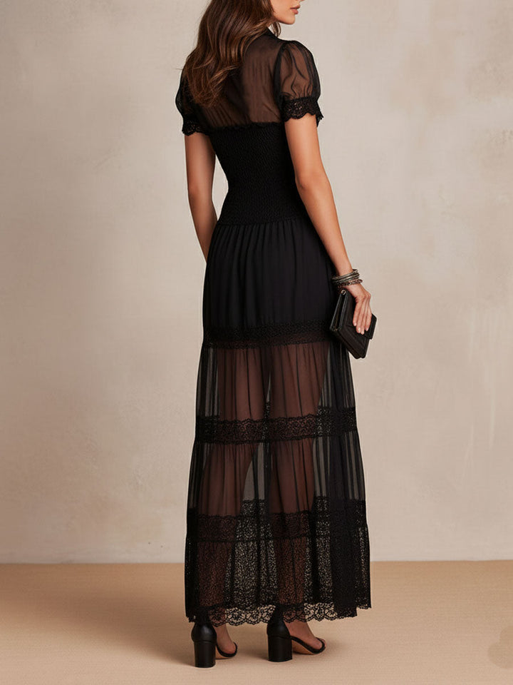 Chiara Elegant Boho Maxi Dress