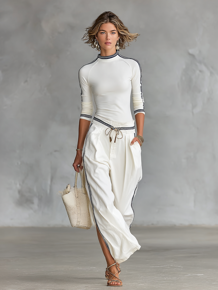 Mia | Sporty Tee Pants Set
