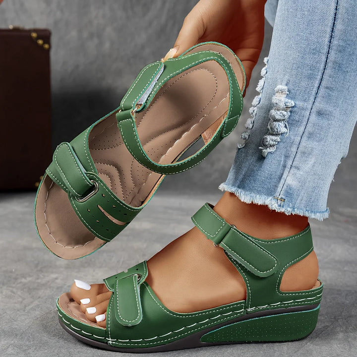 Marlo | Supportive White Orthopedic Comfort Sandals