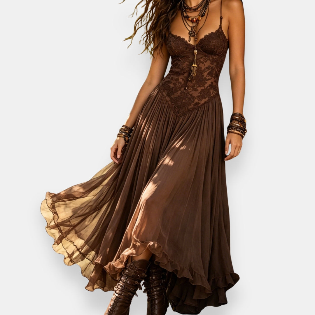 Bruna | Boho Lace Dress