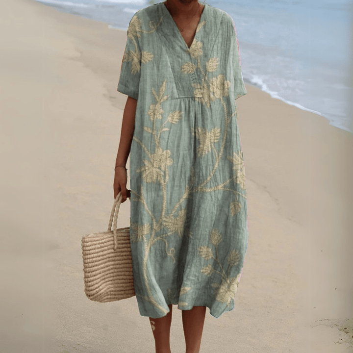 Nathalie | Elegant Floral Dress