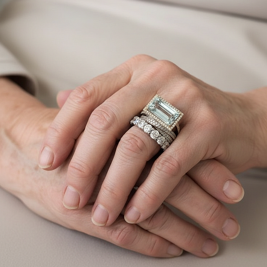 Thora | Vintage Silver Stackable Ring Set