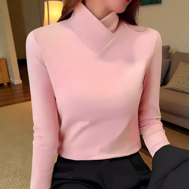 Jacaranda | Minimal Turtleneck Knit Top