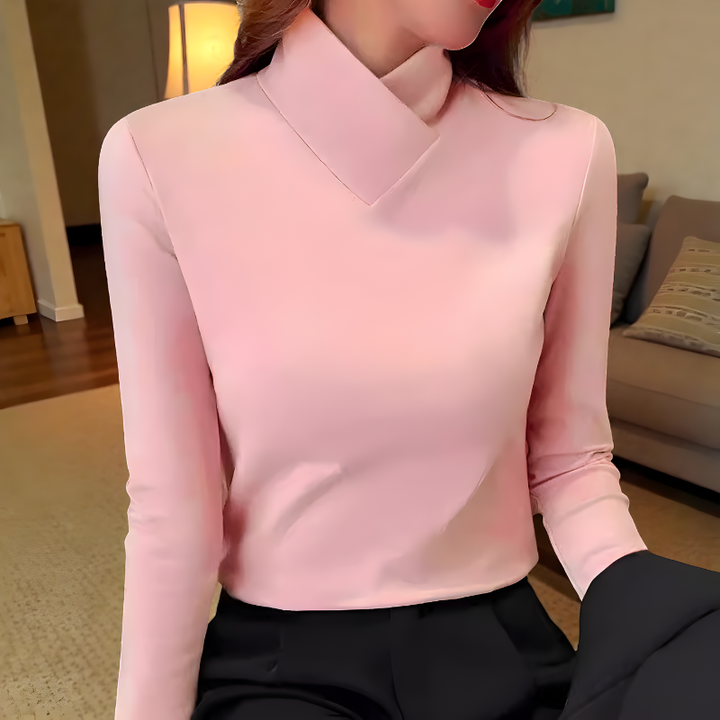 Jacaranda | Minimal Turtleneck Knit Top