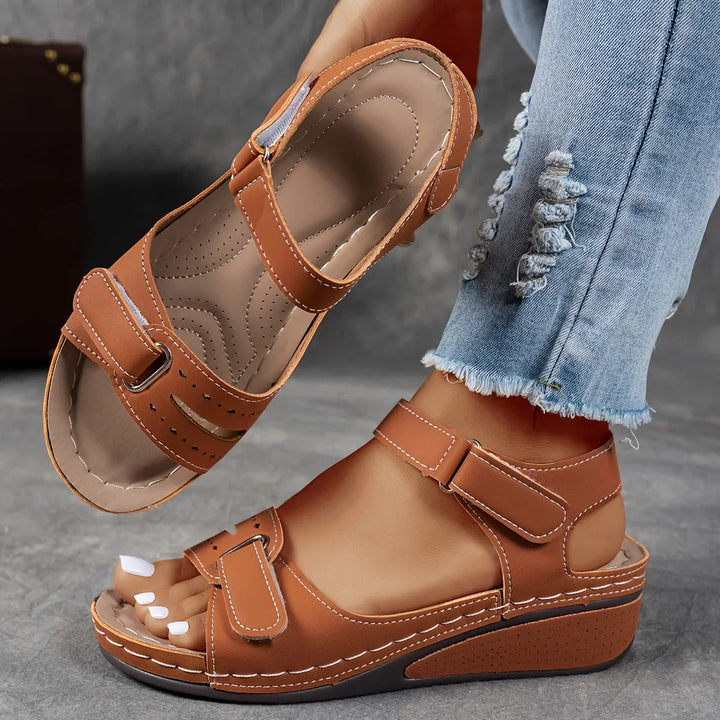 Marlo | Supportive White Orthopedic Comfort Sandals