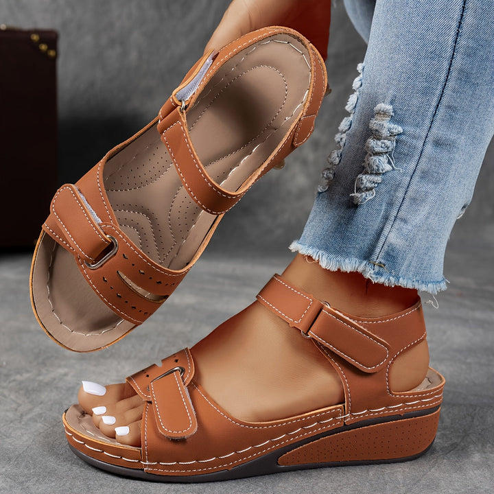 Nance | Effortless Grey Summer Sandals