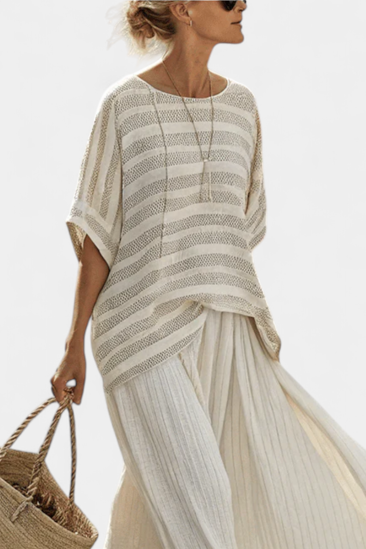 Westlyn | Striped Bamboo Set