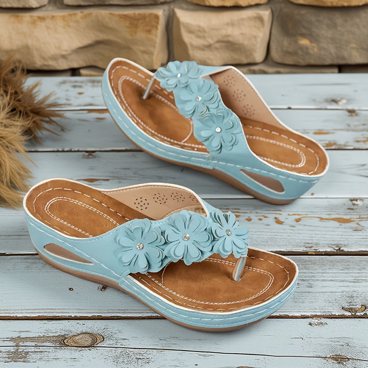 Elora | Floral Comfort Sandals