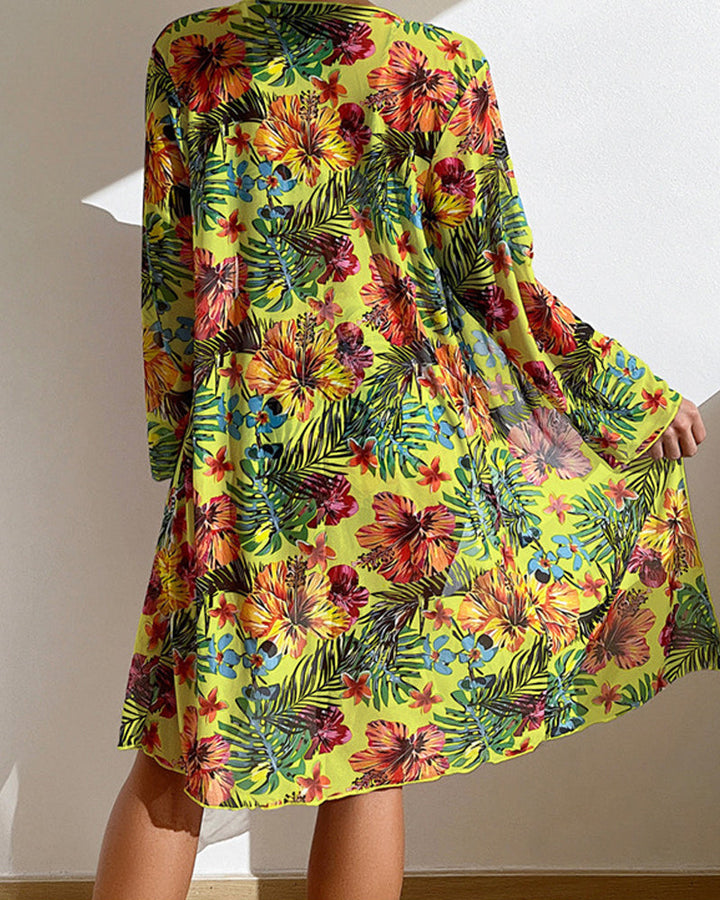 Gemma | Bikini & Floral Skirt Set