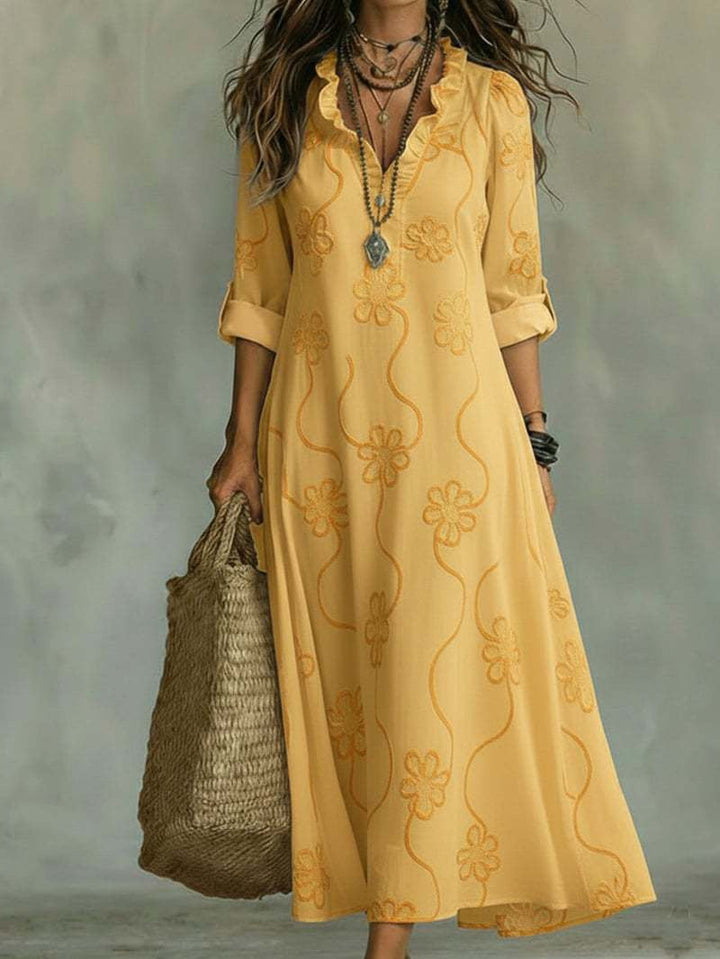 Boho Bloom Maxi Dress