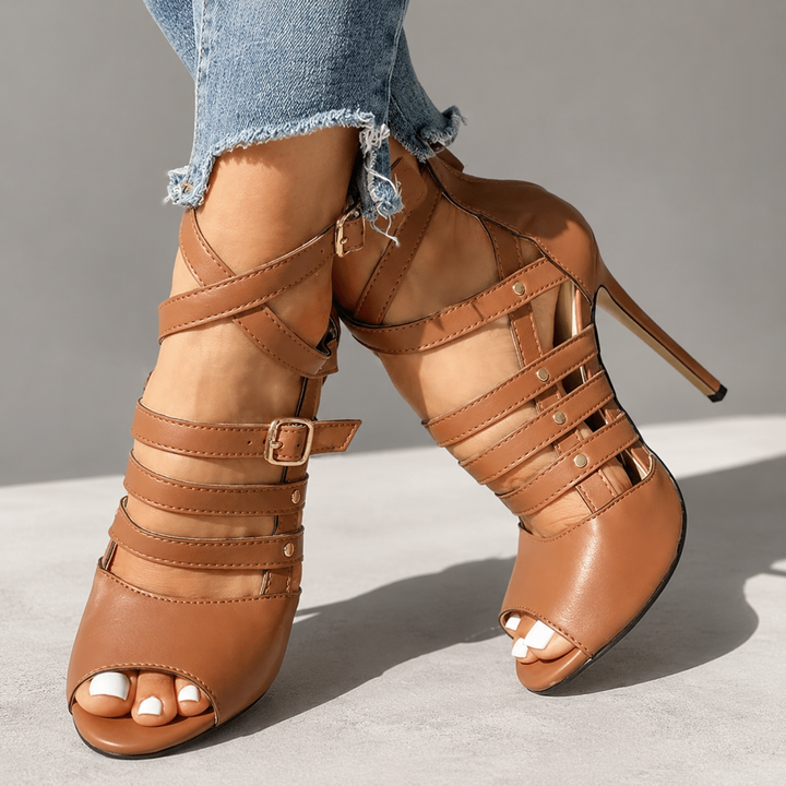 Strappy Elegance Heels