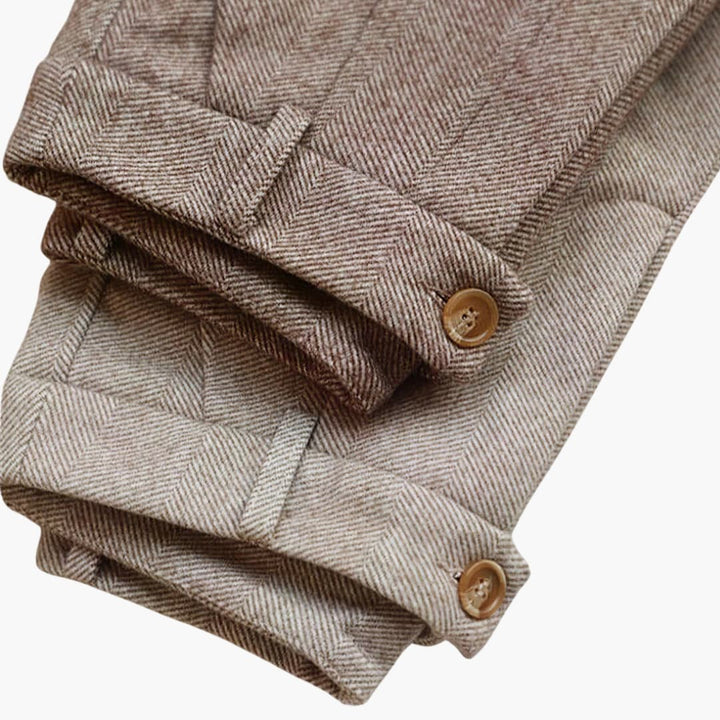 Sibyl | Tailored Straight Leg Trousers with Pockets