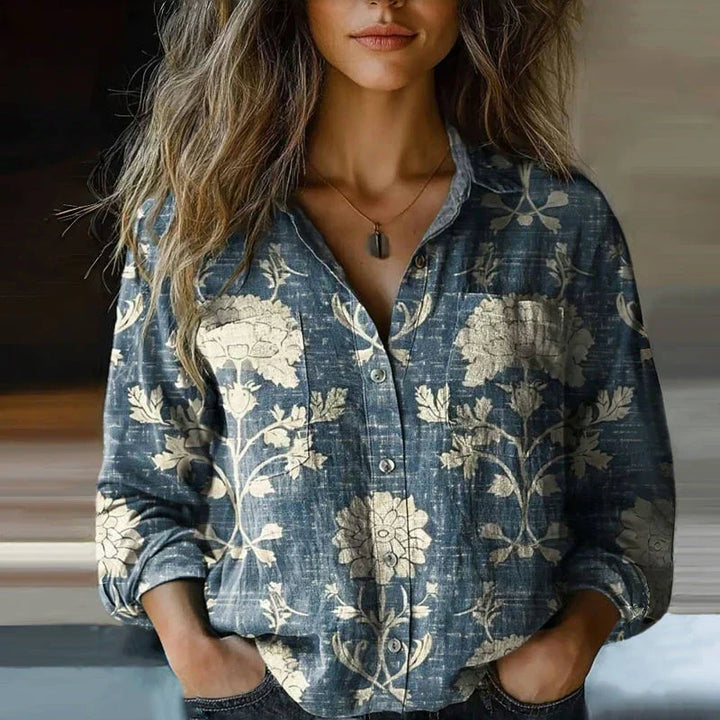 Lacey | Bohemian Printed Button Shirt
