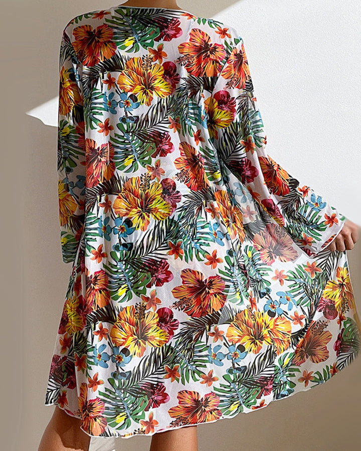 Gemma | Bikini & Floral Skirt Set