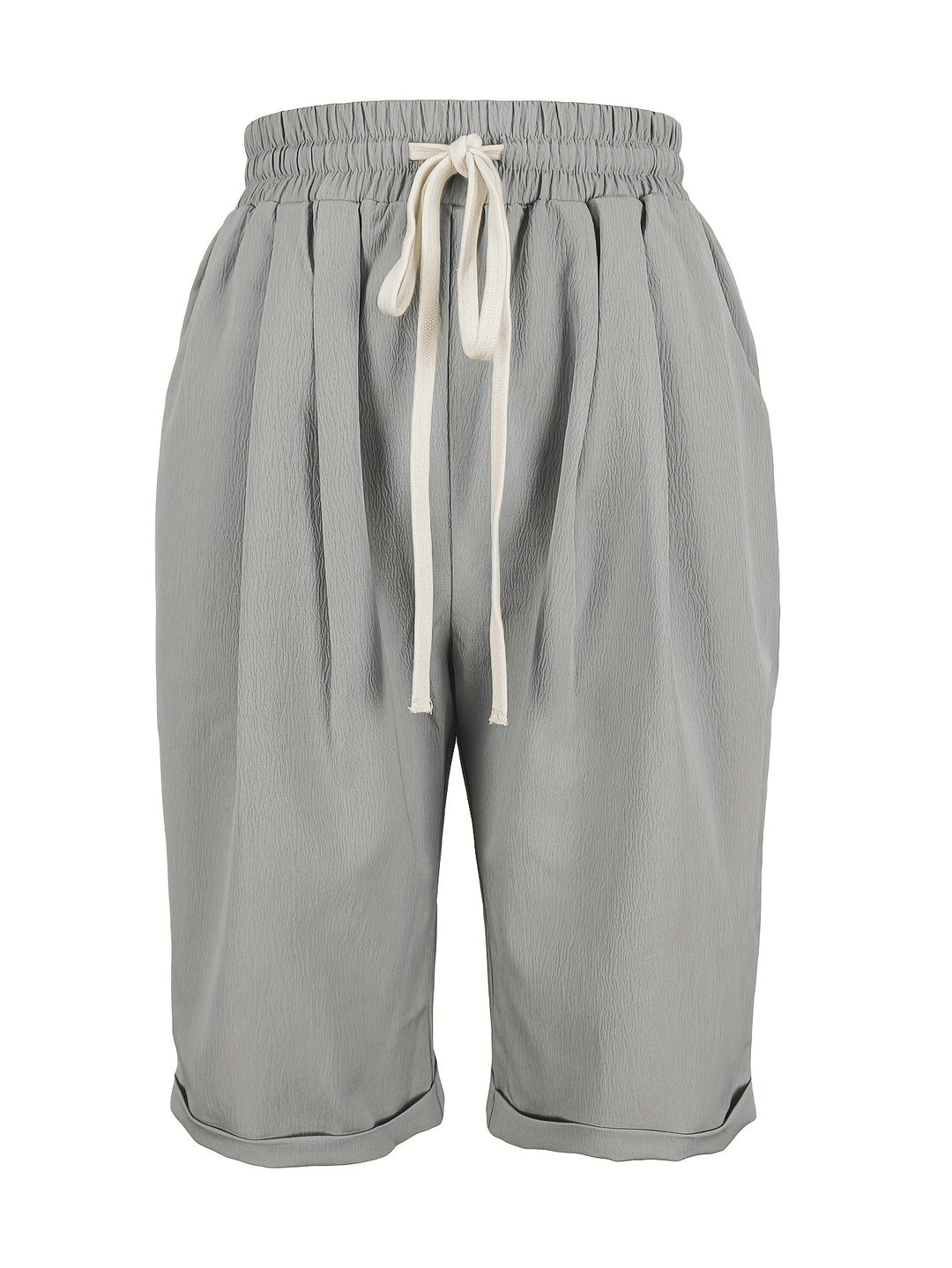 Lesley | Cropped Capri Pants with Turn Up Cuffs