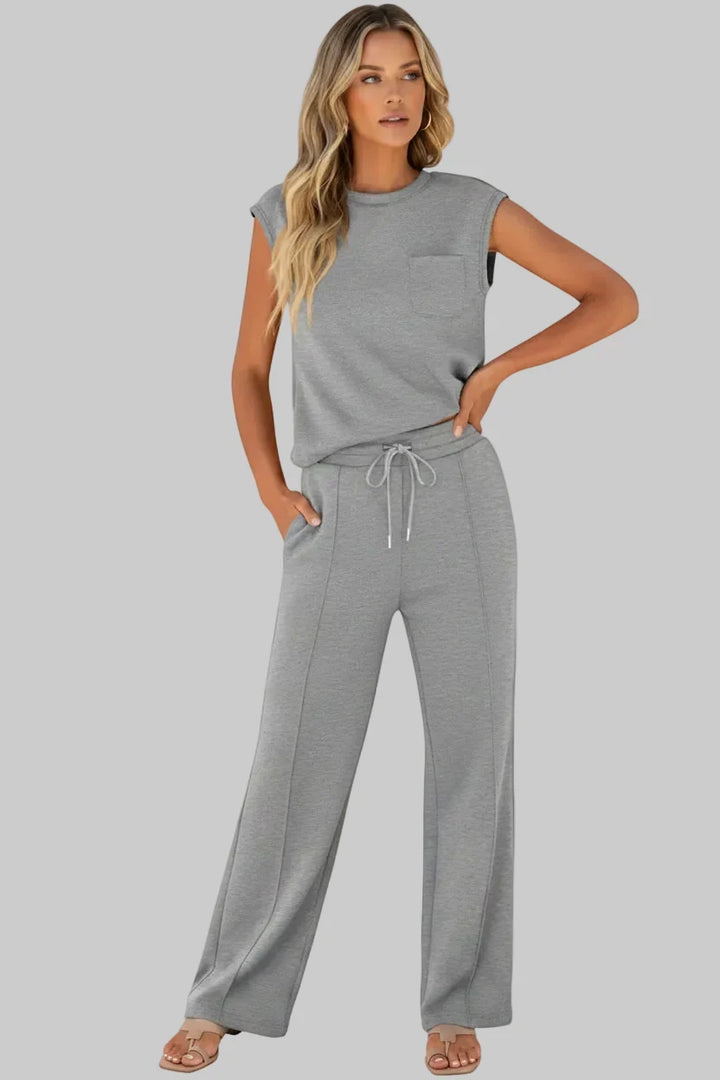 Merrick | Grey Summer Co-Ord