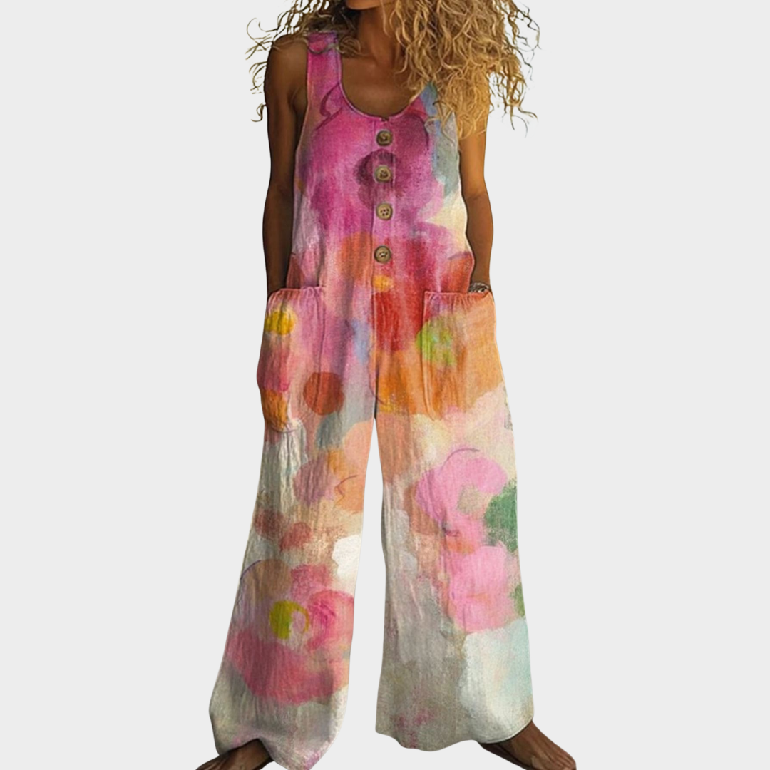 Primrose | Geometric Print Jumpsuit