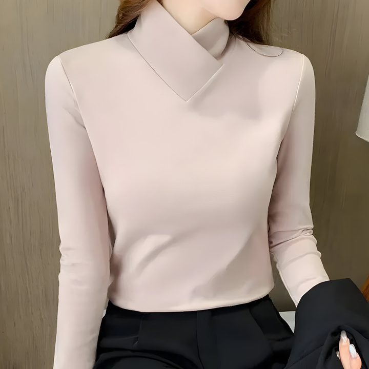 Jacaranda | Minimal Turtleneck Knit Top