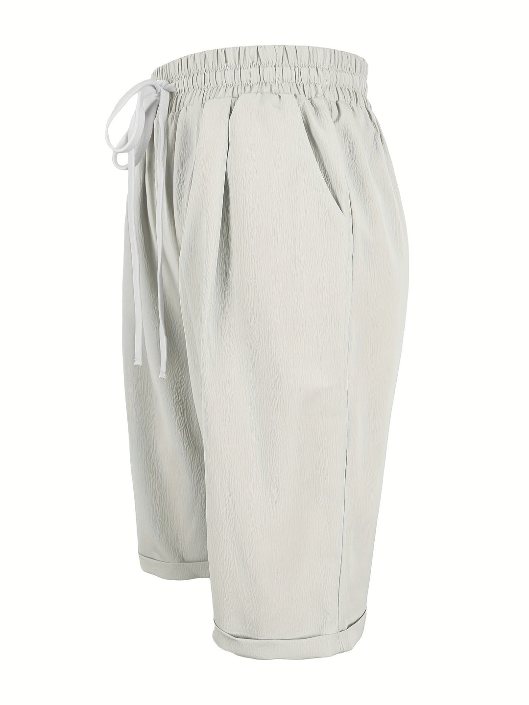 Lesley | Cropped Capri Pants with Turn Up Cuffs
